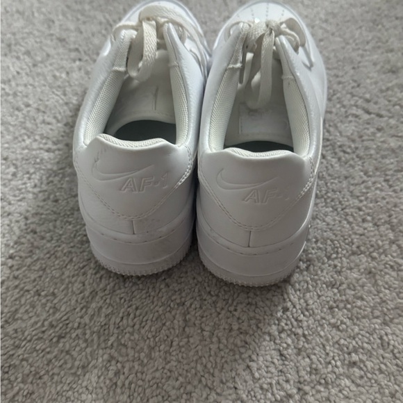 Nike Air Force 1 White Sneakers - Picture 3 of 4